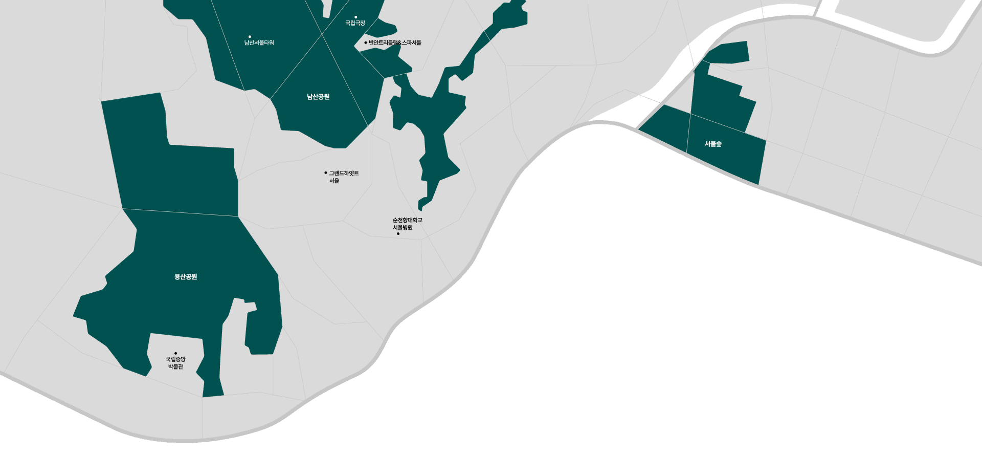 보스크 남산 위치 지도